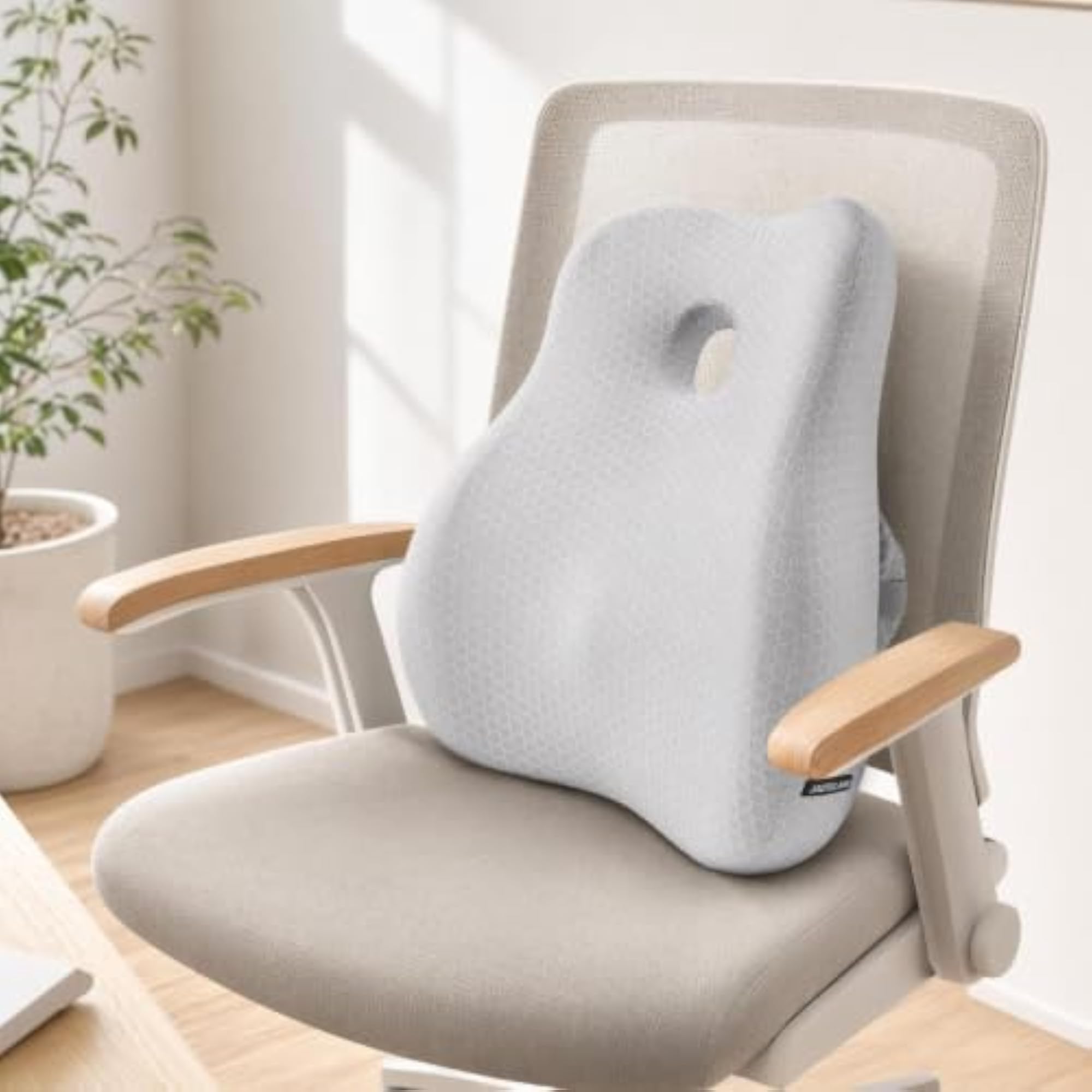 Memory Support Cushion Contoured Ergonomic Pillow for Office Workers